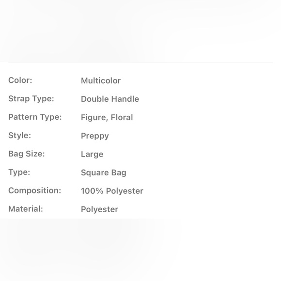 Frida Figure & Flower Pattern Square Bag - Picture 6 of 6